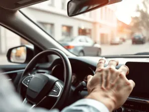 Felga aluminiowa w połowie zardzewiała, w połowie oczyszczona po piaskowaniu, na tle warsztatu z kompresorem i narzędziami.