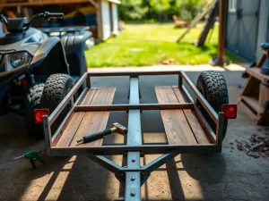 Ręka podłącza kabel AUX do radia samochodowego, smartfon leży obok, pokazując sposób podłączenia telefonu do radia.