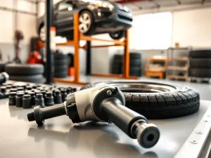 Błyszczący quad z dokumentami, kluczykami i monetami euro przed stacją kontroli pojazdów, symbolizujący koszty homologacji.