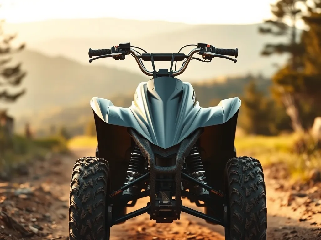 Nowoczesny quad 125 na leśnym szlaku, podkreślający terenowe możliwości i wybór modelu dla dorosłych